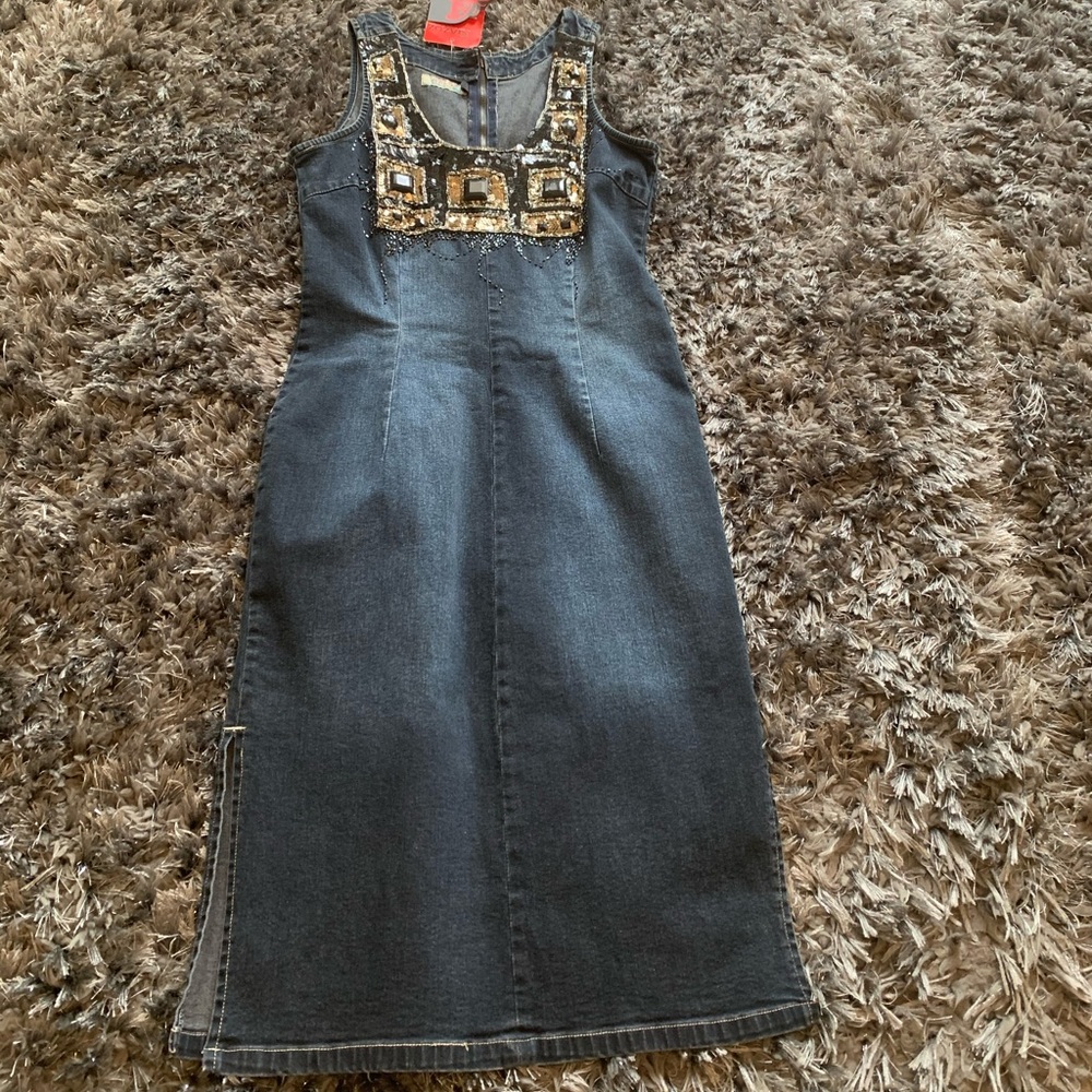 GAZOZ Open Said jeans dress